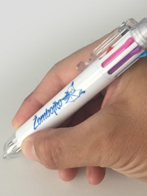 8-farebné guľôčkové pero Žombojko